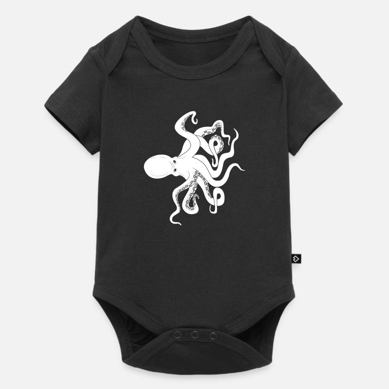 Octopus octopus - Baby Premium short-sleeve bodysuit - black