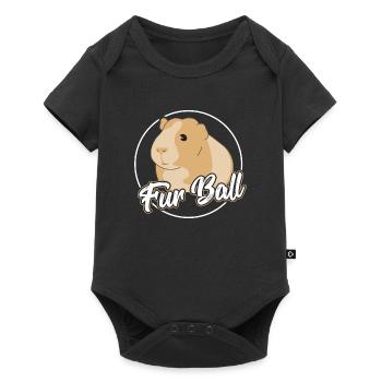 Rongeur cadeau animal de compagnie de cochon d'Inde - Body à manches courtes Premium Bébé - noir - Devant
