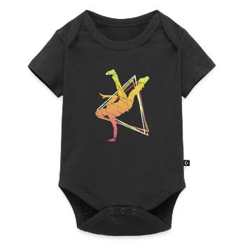 Breakdance Breakdancer musique hip hop cadeau danse - Body à manches courtes Premium Bébé - noir - Devant