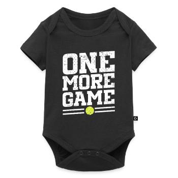 One More Game Padel Tennis Funny Gifts - Baby Premium short-sleeve bodysuit - black - Front