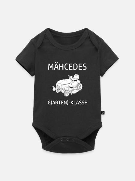 Garten Humor Mähen Rasenmäher Rasenmähen Gärtner - Baby Premium Kurzarmbody - Schwarz
