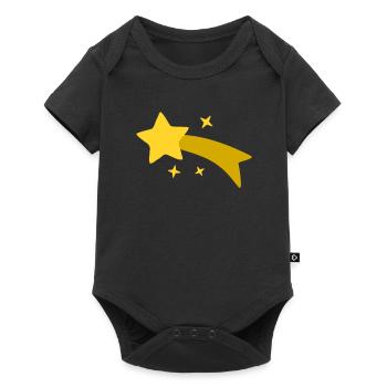 Shooting Star Stars Starlet - Baby Premium short-sleeve bodysuit - black - Front