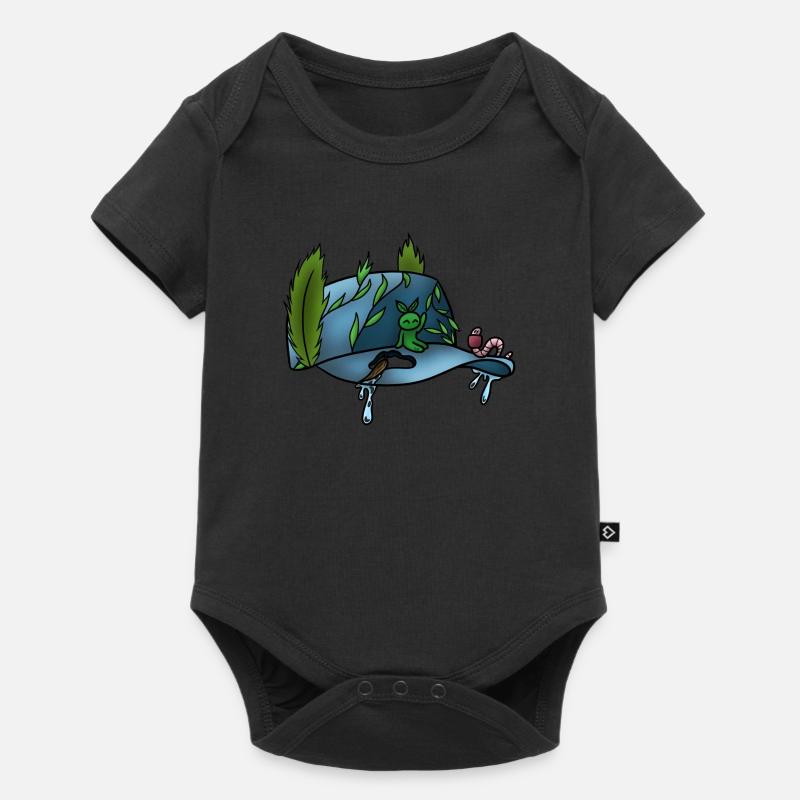 La Casquette De Pousse ! - Body à manches courtes Premium Bébé - noir
