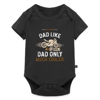 I'm A Biker Dad Like A Normal Da... - Baby Premium short-sleeve bodysuit - black - Front