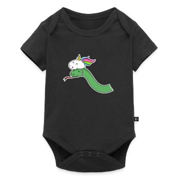My Ex Einhorn Idee Geburtstag Geschenk T-Shirt Fun - Baby Premium Kurzarmbody - Schwarz - Vorne