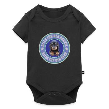 Teckel - Teckel - Tout pour le teckel - Body à manches courtes Premium Bébé - noir - Devant