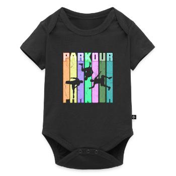 Parkour Freerunner Traceur Le Parcour parkourshirt - Body à manches courtes Premium Bébé - noir - Devant