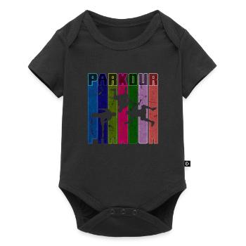 Parkour Freerunner Traceur Le Parcour parkourshirt - Body à manches courtes Premium Bébé - noir - Devant