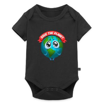 Save Planet Earth | Save planet earth - Baby Premium short-sleeve bodysuit - black - Front
