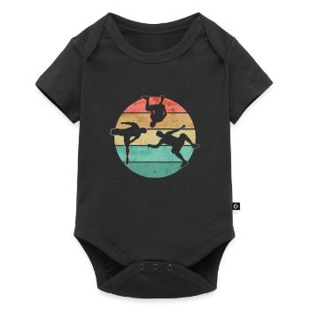 Parkour Freerunner Traceur Le Parcourshirt - Body à manches courtes Premium Bébé - noir - Devant