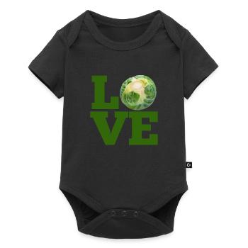 LOVE BRUSSELS SPROUTS - LOVE BRUSSEL SPROUTS - Baby Premium short-sleeve bodysuit - black - Front