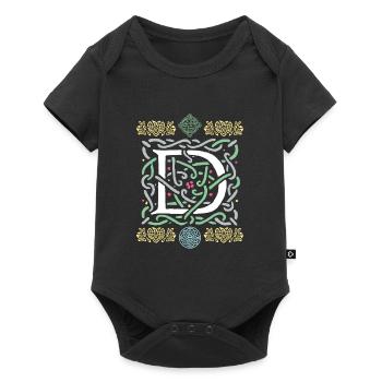 D - Baby Premium Kurzarmbody - Schwarz - Vorne