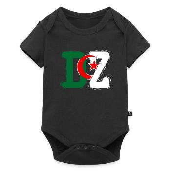 Dz Algerien Dzair - Baby Premium Kurzarmbody - Schwarz - Vorne