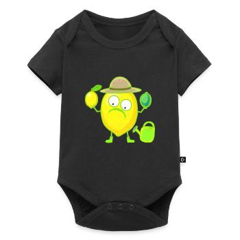 Lemon Lemon Lemon Gardener Farmer Garden - Baby Premium short-sleeve bodysuit - black - Front