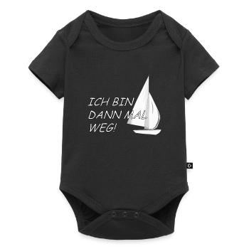 Ich bin dann mal weg! - Segeln - Matrose - Boot - Baby Premium Kurzarmbody - Schwarz - Vorne