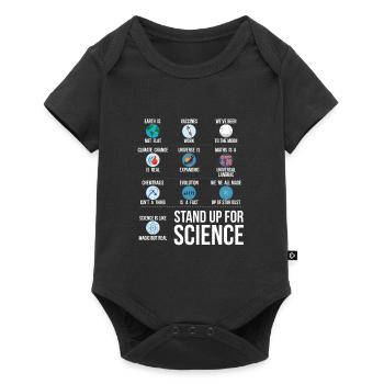 Science Climate Change Gift Science Vaccination - Baby Premium short-sleeve bodysuit - black - Front