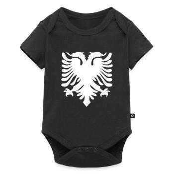 Albanian Double-headed Eagle Albanian Albanians - Baby Premium short-sleeve bodysuit - black - Front