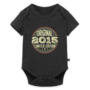 2015 Birthday celebrations, a legendary vintage - Baby Premium short-sleeve bodysuit - black - Front