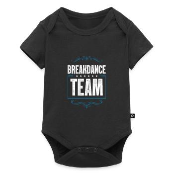 Équipe de breakdance - Body à manches courtes Premium Bébé - noir - Devant