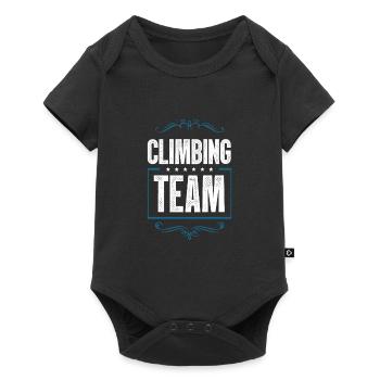 Climbing Crew - Baby Premium short-sleeve bodysuit - black - Front