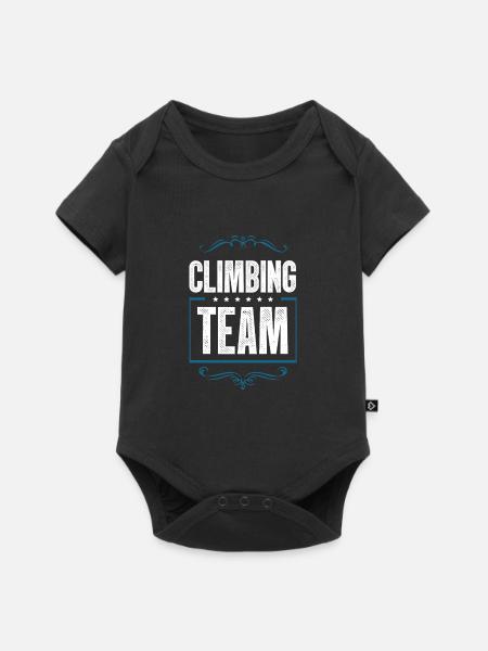Climbing Crew - Baby Premium Kurzarmbody - Schwarz