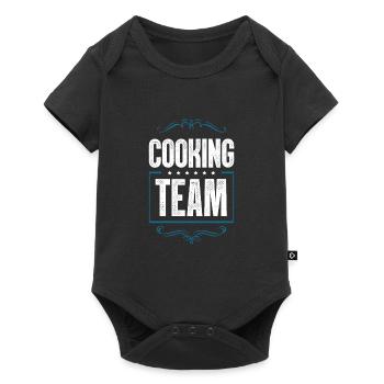 Cooking Crew - Baby Premium Kurzarmbody - Schwarz - Vorne