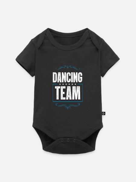 Dancing Crew - Baby Premium Kurzarmbody - Schwarz
