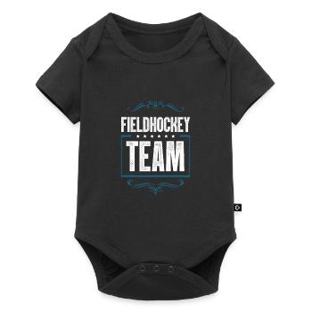Équipe de hockey sur gazon - Body à manches courtes Premium Bébé - noir - Devant