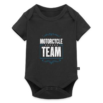 Équipe de motards - Body à manches courtes Premium Bébé - noir - Devant