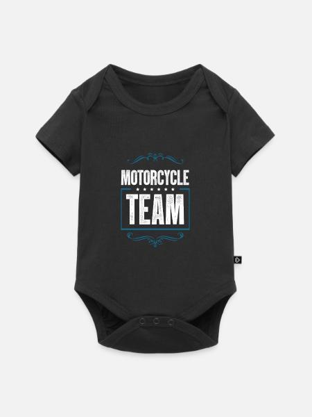 Motorcycle Team - Baby Premium Kurzarmbody - Schwarz