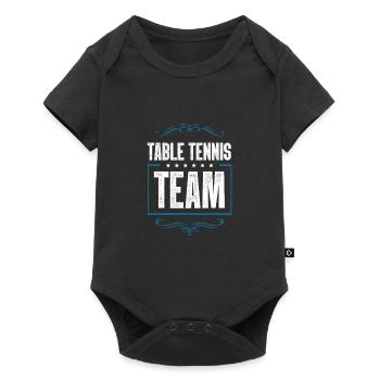 Table Tennis Team - Baby Premium Kurzarmbody - Schwarz - Vorne