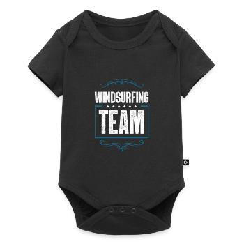 Windsurfing Team - Baby Premium Kurzarmbody - Schwarz - Vorne