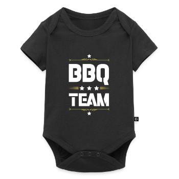 Bbq Team - Baby Premium Kurzarmbody - Schwarz - Vorne