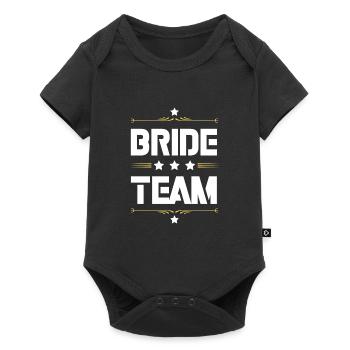 Bride Team - Baby Premium short-sleeve bodysuit - black - Front