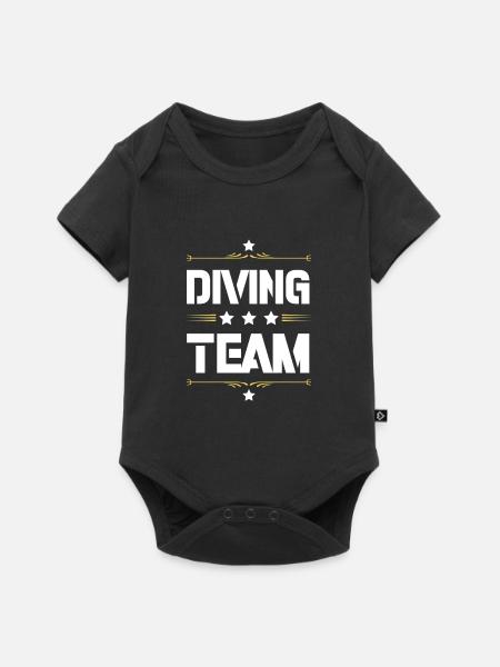 Diving Team - Baby Premium Kurzarmbody - Schwarz