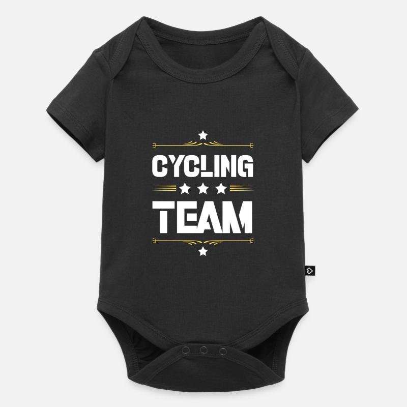 Squadra di ciclismo - Body Premium a maniche corte per neonati  - nero