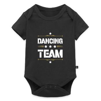 Équipe de danse - Body à manches courtes Premium Bébé - noir - Devant