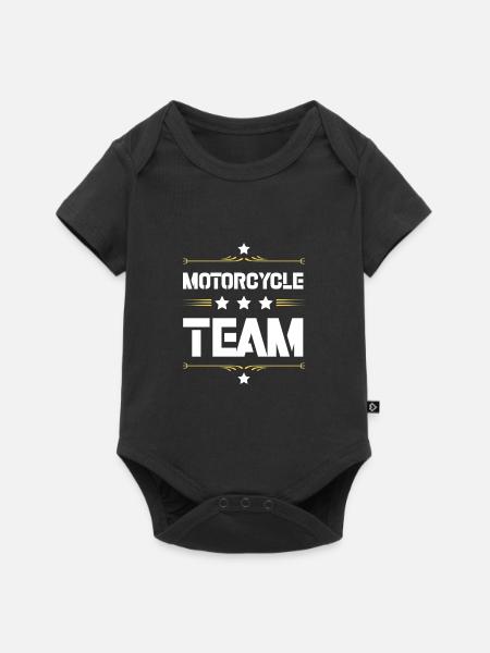 Motorcycle Team - Baby Premium Kurzarmbody - Schwarz