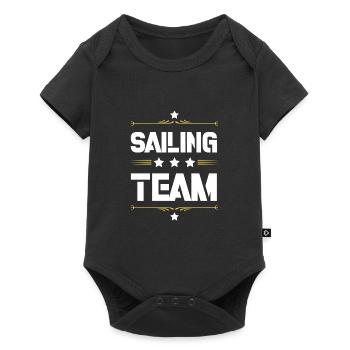 Equipe de voile - Body à manches courtes Premium Bébé - noir - Devant