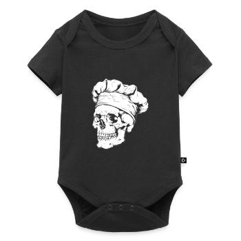 Chef Skull - Baby Premium short-sleeve bodysuit - black - Front