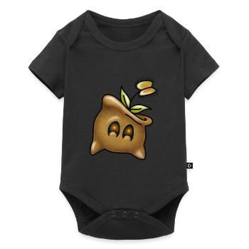 Sac possédé avec Venus Flytrap - Haunted Comic - Body à manches courtes Premium Bébé - noir - Devant