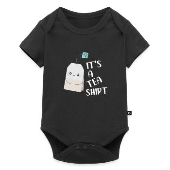 It's a Tea Shirt - Baby Premium Kurzarmbody - Schwarz - Vorne