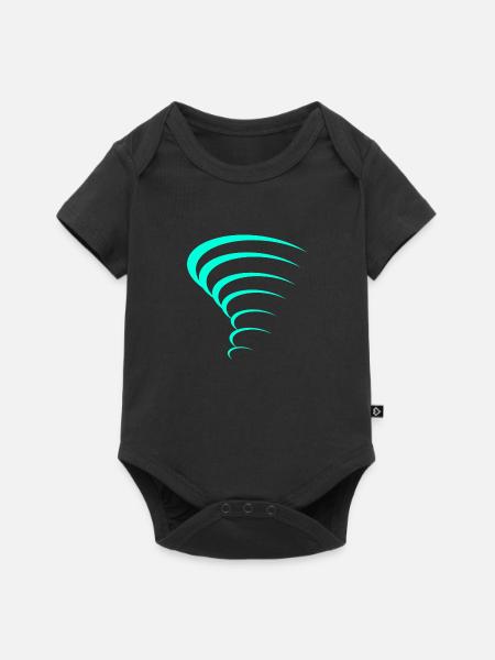 Tornado design - Baby Premium short-sleeve bodysuit - black