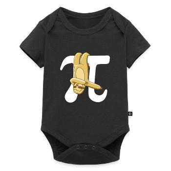 Math Sloth Pi - Baby Premium short-sleeve bodysuit - black - Front
