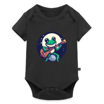 Frog Guitar Moonlight - Body à manches courtes Premium Bébé - noir - Devant
