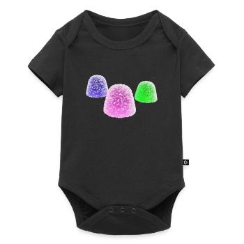 Gelee - Baby Premium Kurzarmbody - Schwarz - Vorne