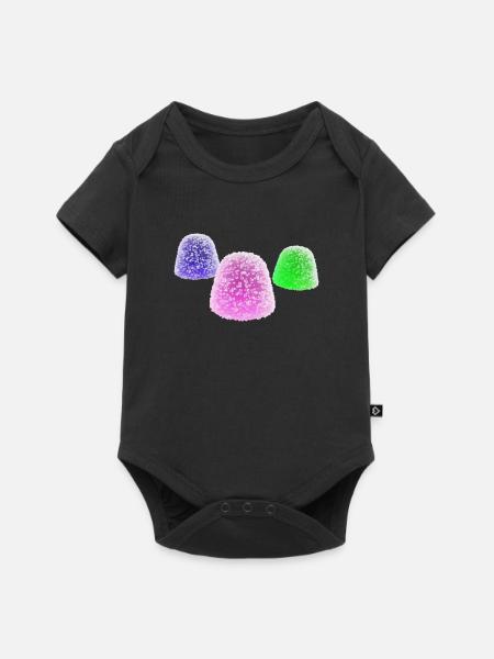 Gelee - Baby Premium Kurzarmbody - Schwarz