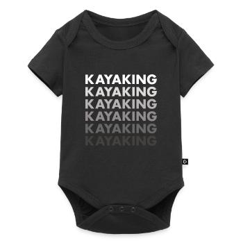 Kayaker Kayaking - Baby Premium short-sleeve bodysuit - black - Front