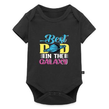 Best Dad in the Galaxy - Baby Premium short-sleeve bodysuit - black - Front