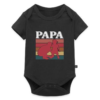 GRANDPA - Baby Premium short-sleeve bodysuit - black - Front